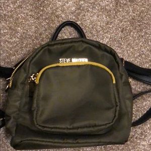 Steve Madden green mini backpack